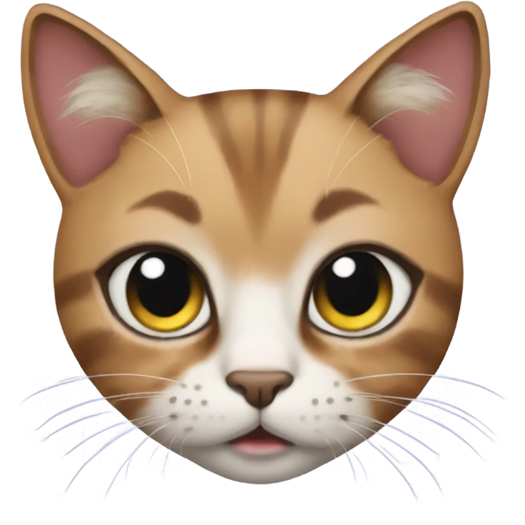 Cat with makeup  emoji