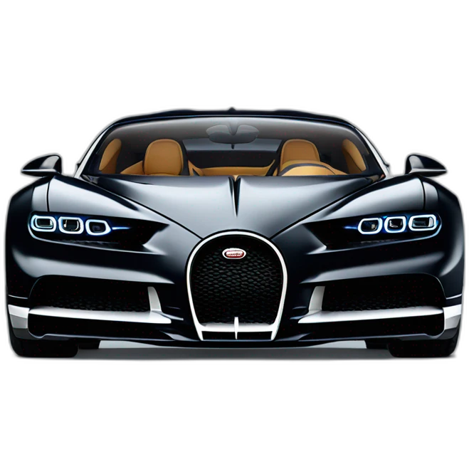 Bugatti Chiron Black emoji