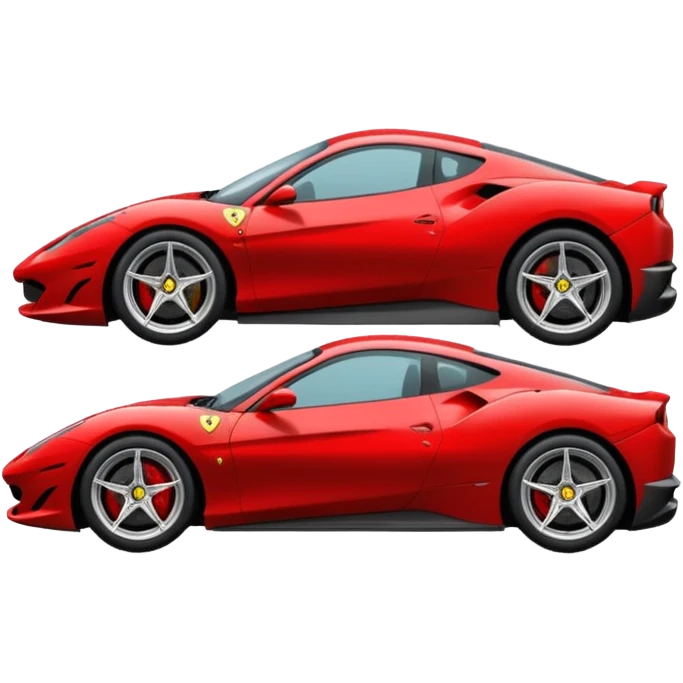 cartoon style ferrari emoji