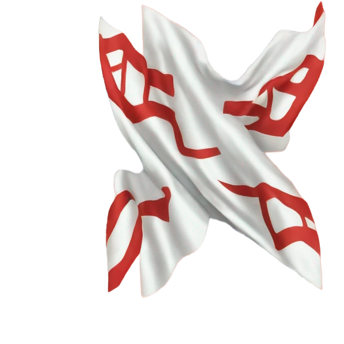 ios flag with logo of zerion but in colors of japanese flag emoji