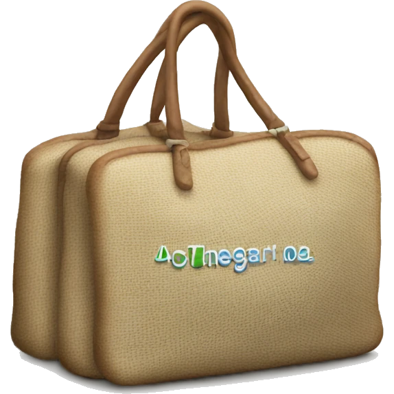 Bag with word netz emoji