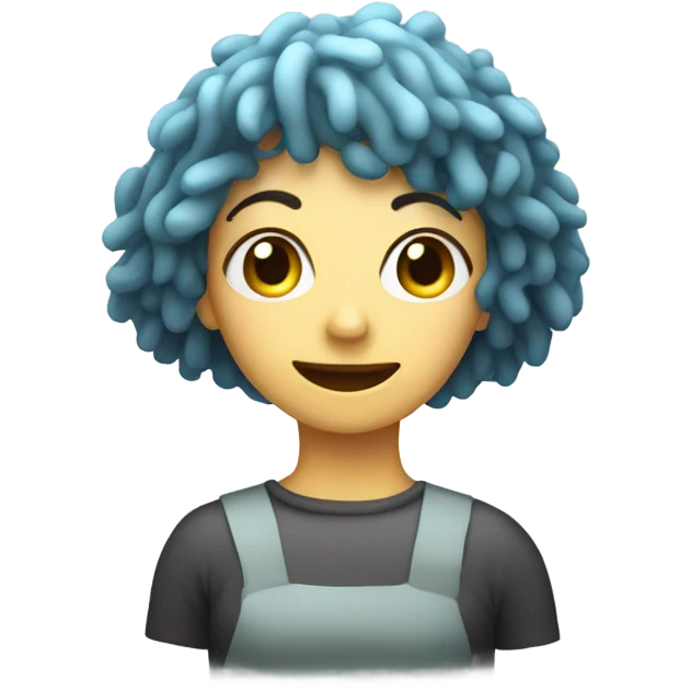 Bacteria girl emoji