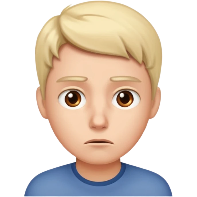 ich habe Angst vor dem ergebniss vom Test heute emoji