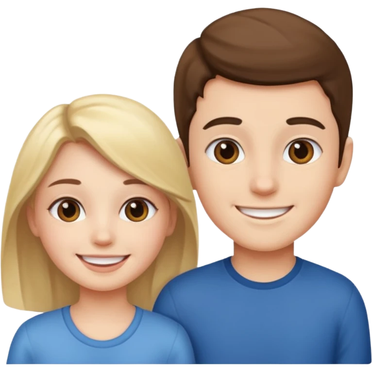 Nude girl and boy emoji