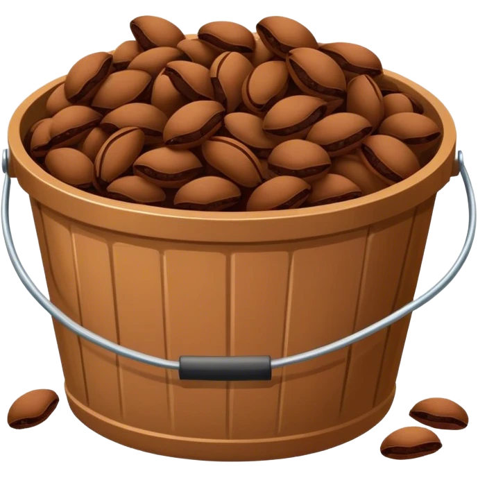 Caca dans un seau emoji