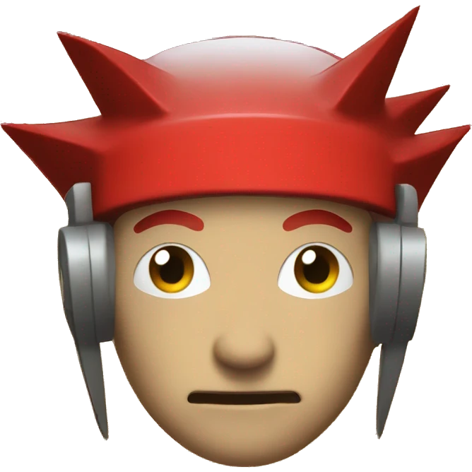 Red high voltage emoji