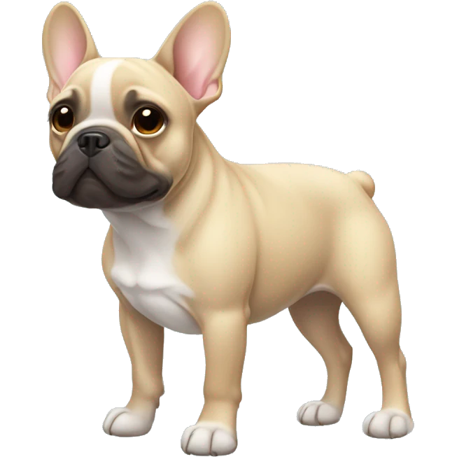 French bulldog blue fawn  emoji
