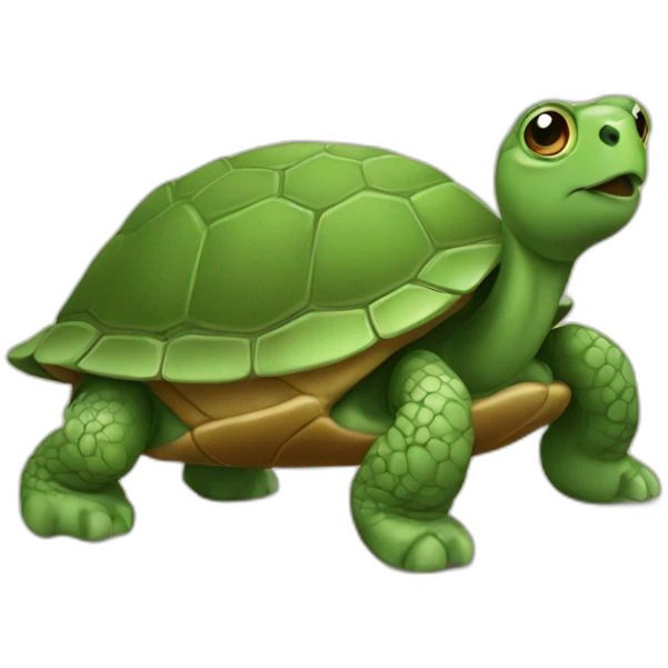 Tortue sur caca emoji