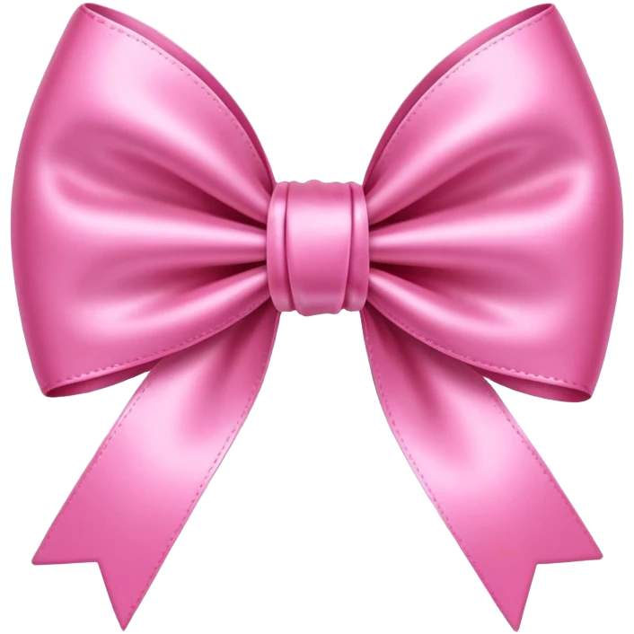 Pink bow emoji
