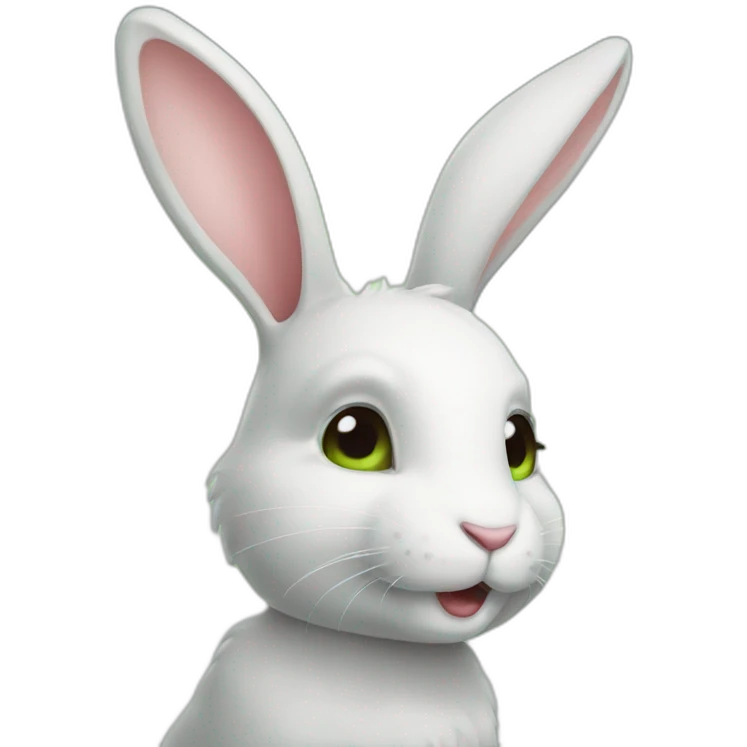 Lapin vert emoji