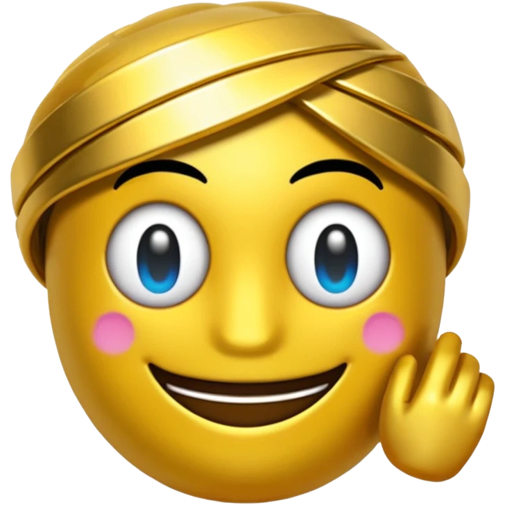 The roblox/discord version of the 🤑 emoji doing 67 emoji