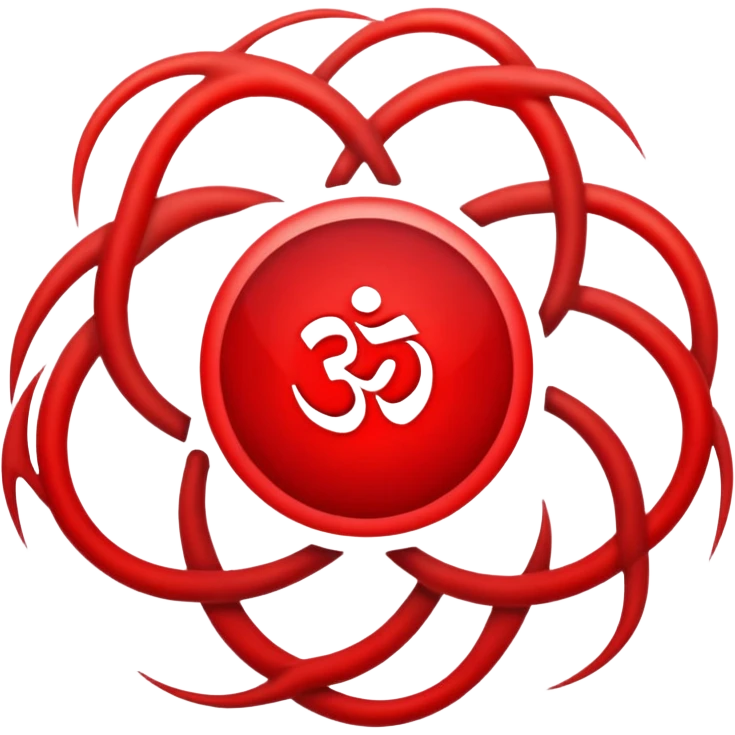 red root chakra  emoji