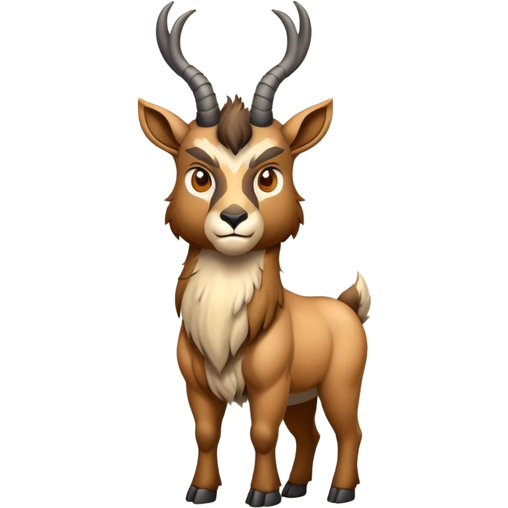 Markhor front view army trained emoji