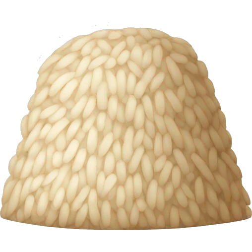 Rice hat emoji