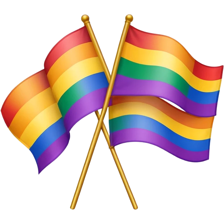 all the flags apart of the lgbtqai+ emoji
