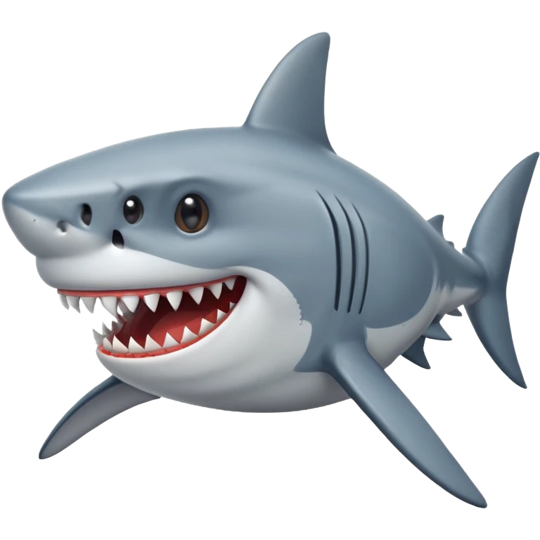 The shark is smiling emoji