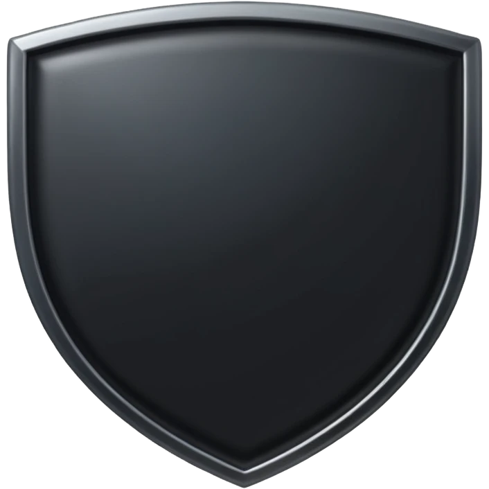 rectangular black shield emoji