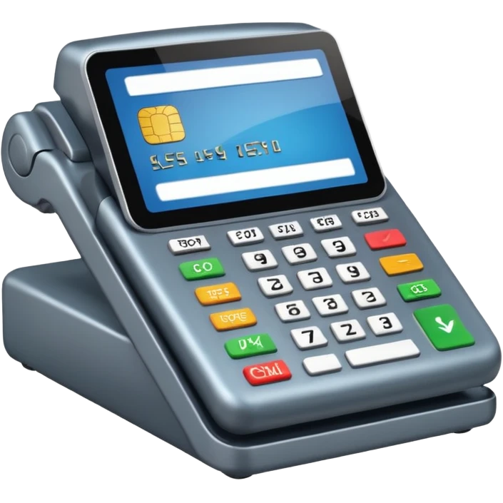 credit card at a point of sale emoji