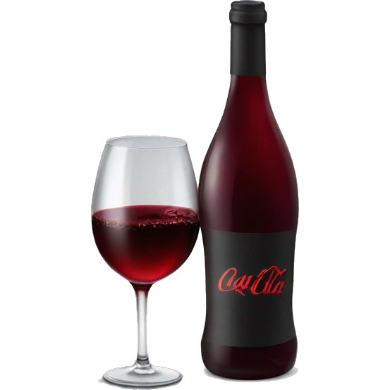 red wine with coke emoji