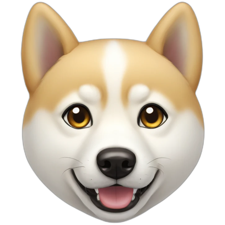 white shiba inu emoji