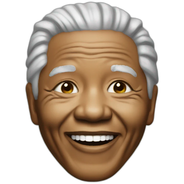 nelson mandela smiling emoji