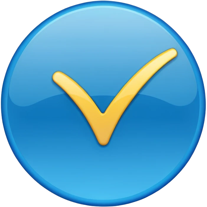 Blue checkmark emoji for verification  emoji