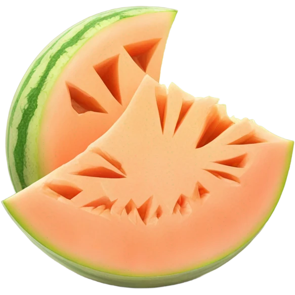 A Melon bursting emoji
