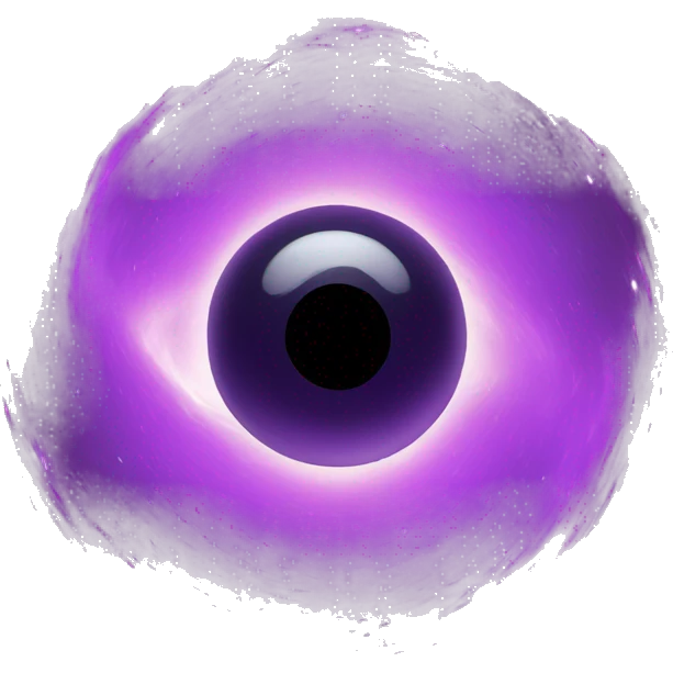 Black Hole With Purple Ring emoji