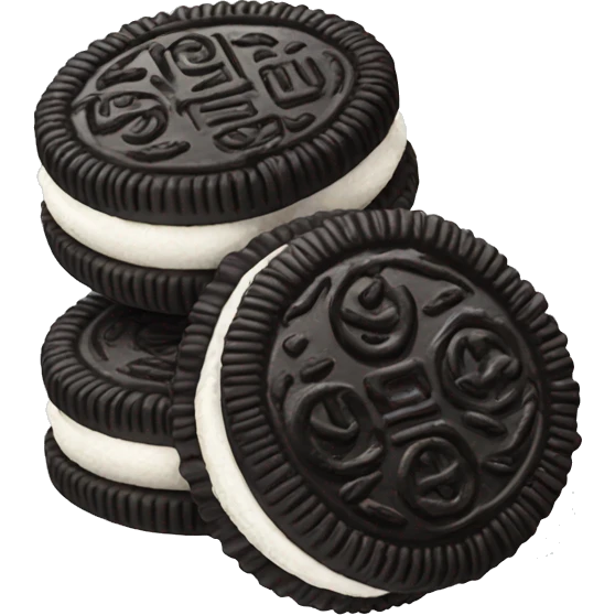 Two Oreos cookies emoji