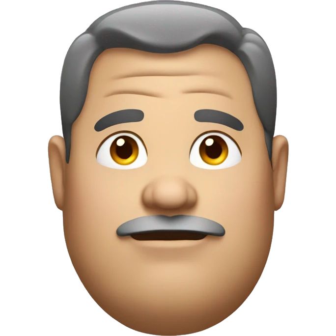 Fat man emoji