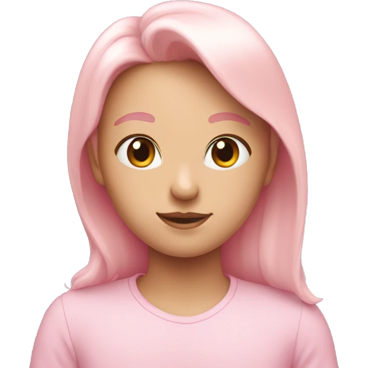 Pastel pink heart emoji