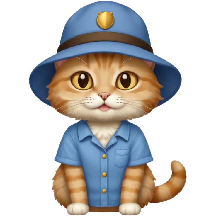 A cat that has a hat saying floor and a shirt that is saying floor emoji