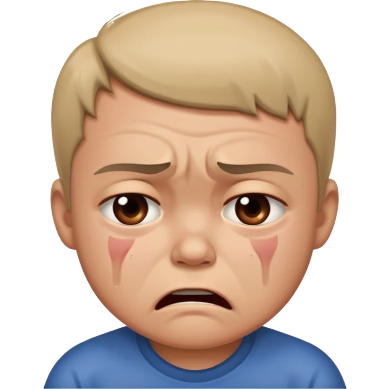 Abusive father hits child emoji