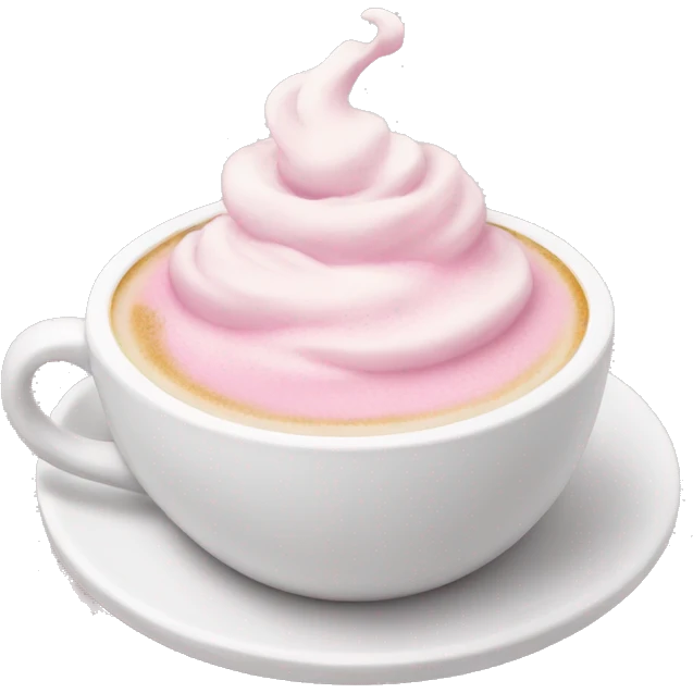 Latte pink emoji