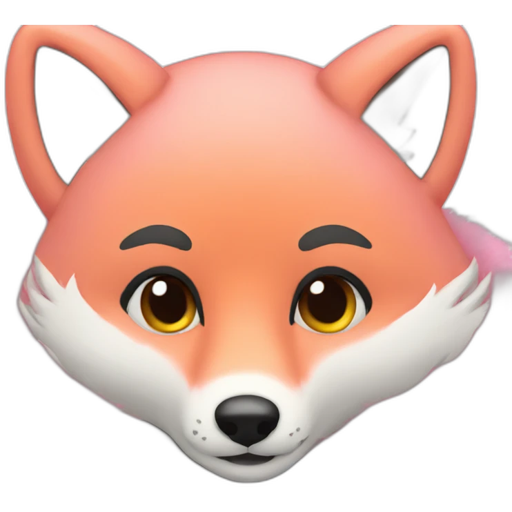 Pink Fox Fur Coat emoji
