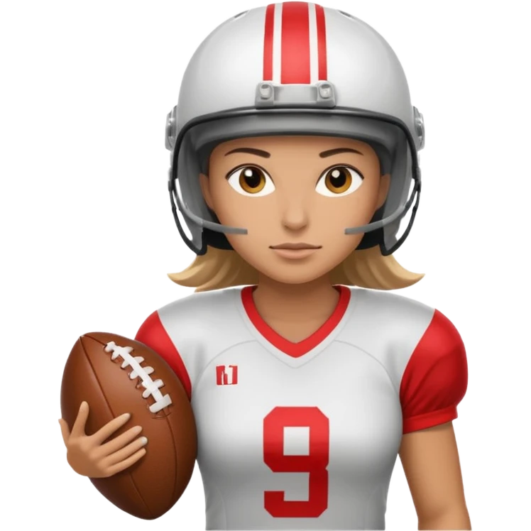 Football Players, Female player emoji
