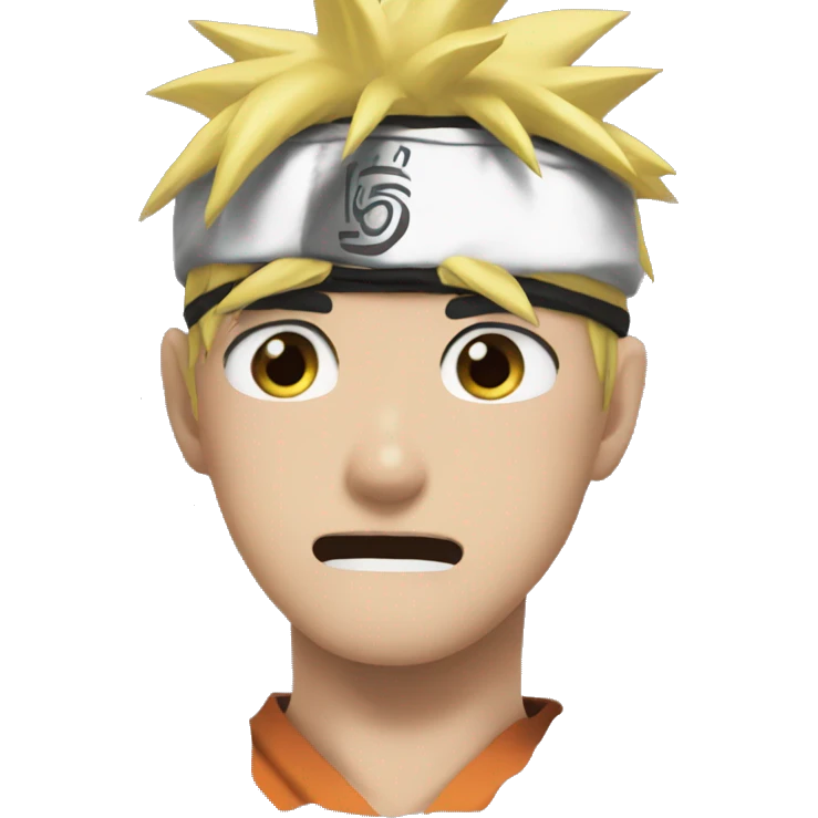 Naruto is crying emoji