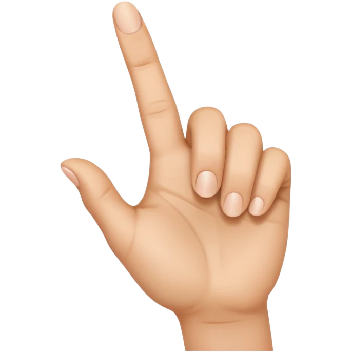POINTING FINGER ON CAMERA emoji