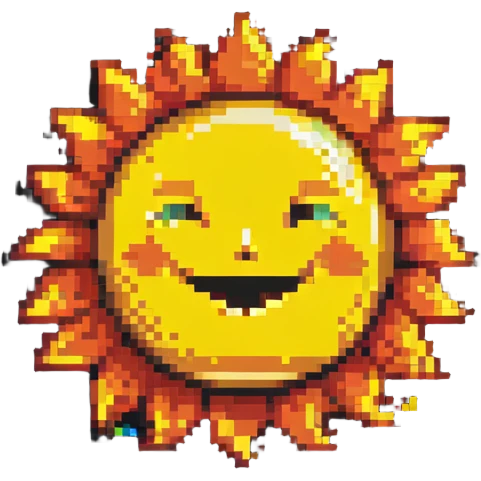 smiling sun emoji