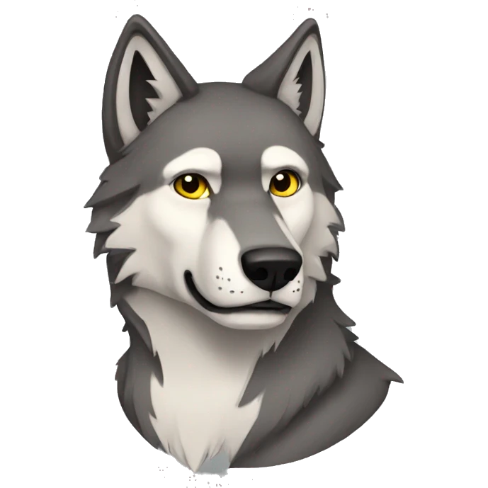 Half human half wolf emoji