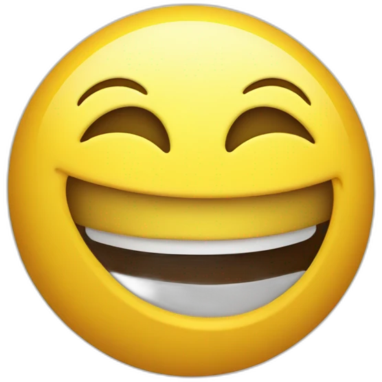 Smiley qui rigole emoji