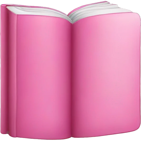 pink book emoji