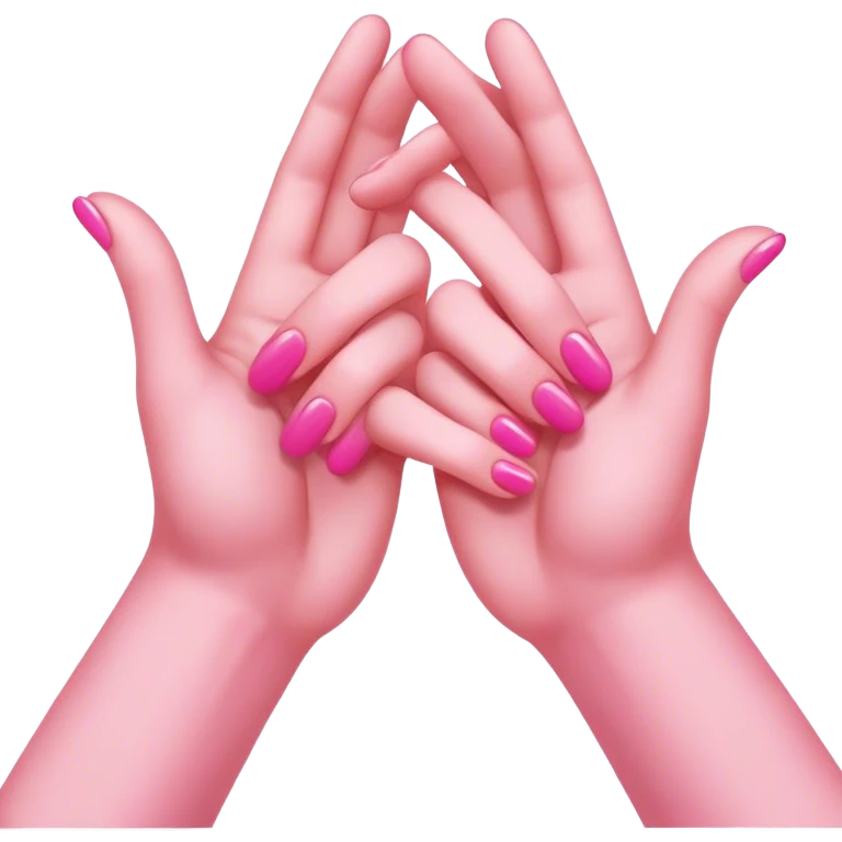 Two pinkies interlocked  emoji