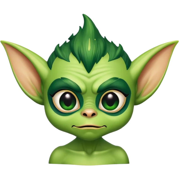 Baddie nails on a gremlin  emoji