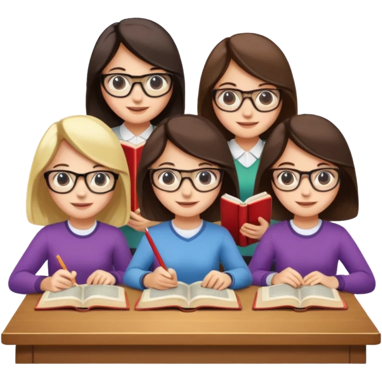 books club girls only under the table emoji