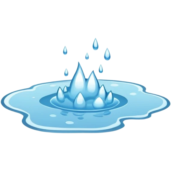 white puddle emoji
