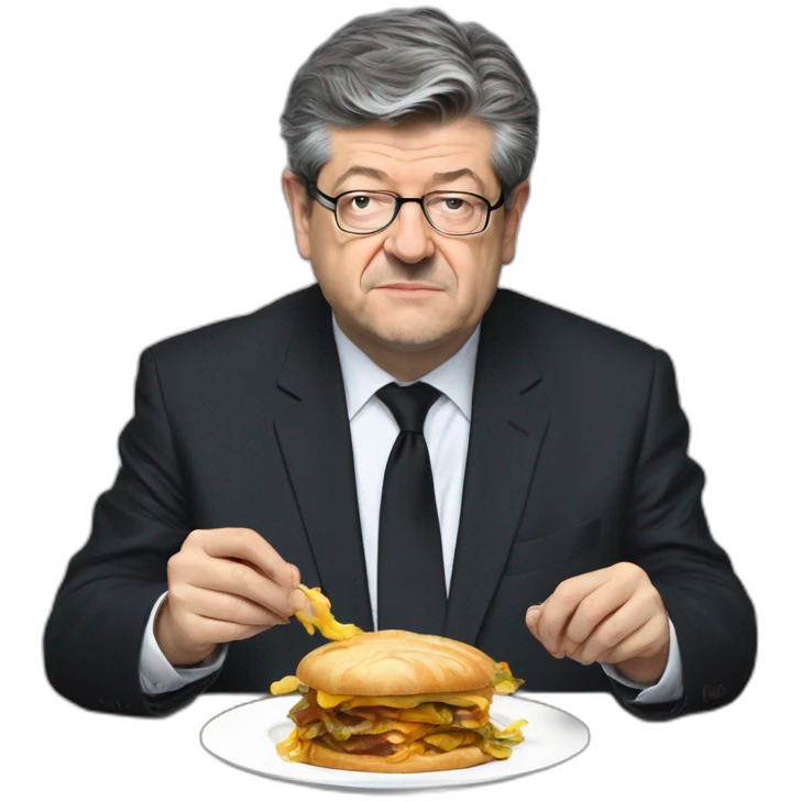 Hungry Jean-Luc Mélanchon emoji