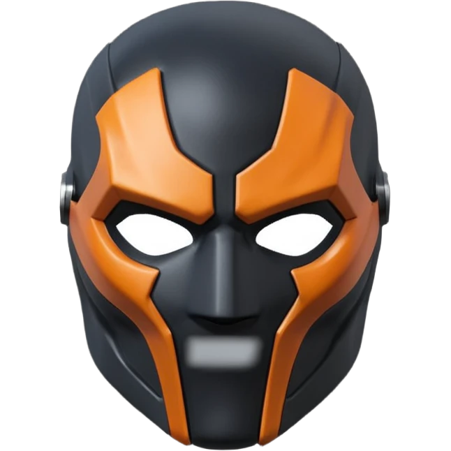 Death stroke mask all black emoji