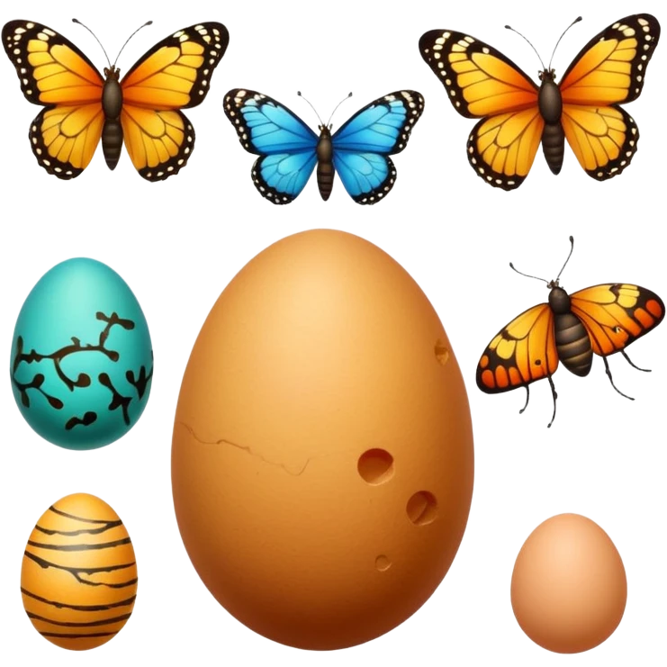 butterfly life cycle  emoji