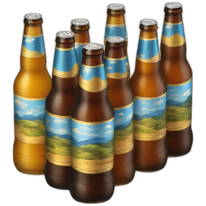 six beers pack emoji